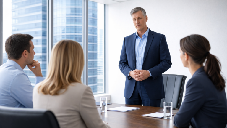 Manager annonçant le décès d’un collaborateur et accompagnant l’équipe en entreprise